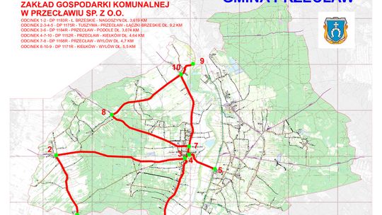 Akcja Zima. Informacja o odśnieżaniu dróg w Gminie Przecław.