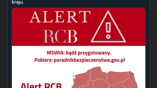 Alert RCB trafił do Polaków. Mieli pobrać poradnik bezpieczeństwa, ale strona nie wytrzymała zainteresowania