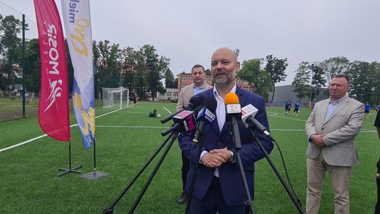 Boiska Gryf Mielec oficjalnie oddane do użytku- VIDEO