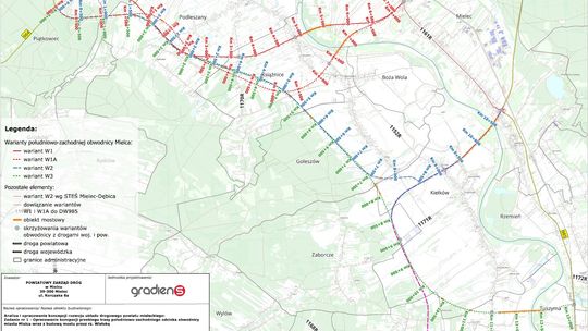 Brak społecznej akceptacji dla wariantów W1 i W1A w Gminie Mielec