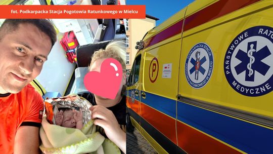 Cud narodzin może wydarzyć się wszędzie. Ratownicy medyczni muszą być gotowi w każdej sytuacji Cud narodzin może wydarzyć się wszędzie. Ratownicy medyczni muszą być gotowi w każdej sytuacji