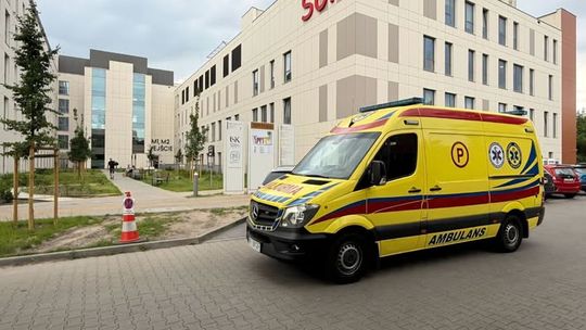 Długi, ale bezpieczny transport pacjenta zapewniła PSPR w Mielcu