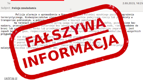 Dostałeś mail od policji? Nie musisz się obawiać!