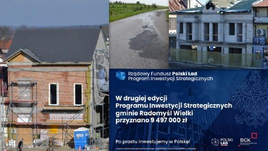 Duże inwestycje w gminie Radomyśl Wielki