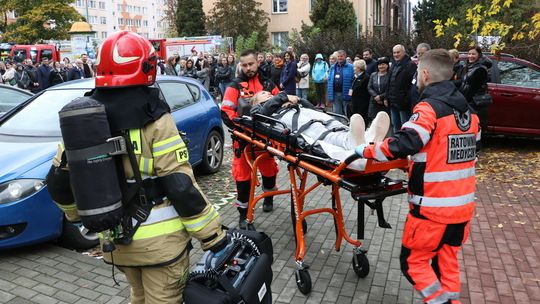 Ewakuacja budynku starostwa powiatowego