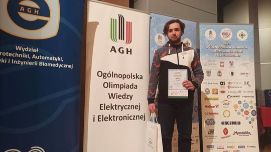 Finalista XLVI Ogólnopolskiej Olimpiady Wiedzy Elektrycznej i Elektronicznej z Elektryka