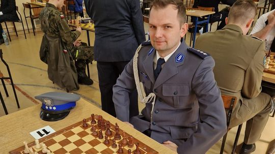 Funkcjonariusz z Mielca wicemistrzem Polski policjantów w szachach