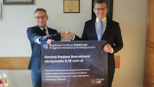 Gmina Padew Narodowa otrzymała z rządowego funduszu "Polski Ład" ponad 8 milionów złotych