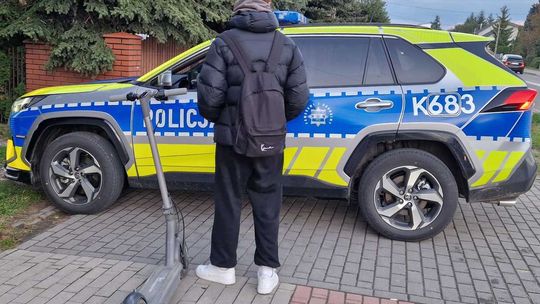 Hulajnogą z promilami i zapłacił nie mało.