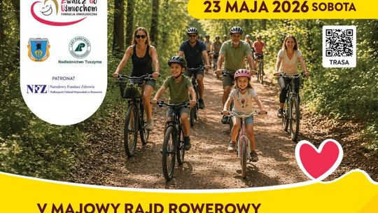 Już w sobotę V Majowy Rajd Rowerowy po Zdrowie Już w sobotę V Majowy Rajd Rowerowy po Zdrowie