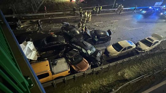 Karambol na S-19 pomiędzy Lublinem a Rzeszowem. 12 osób zostało rannych