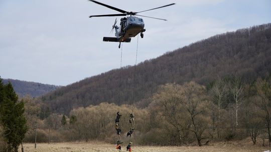 Kontrterroryści w akcji w Bieszczadach