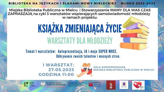 "Książka zmieniająca życie". Projekt dla młodzieży wspierający samoświadomość