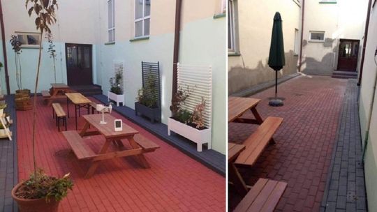 Metamorfoza szkolnego patio w Zespole Szkół w Radomyślu Wielkim