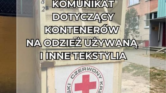 Miasto Mielec odpowiada. Co z pojemnikami na odzież?