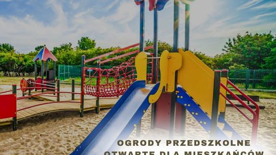 Miejskie ogrody przedszkolne otwarte dla mieszkańców Mielca