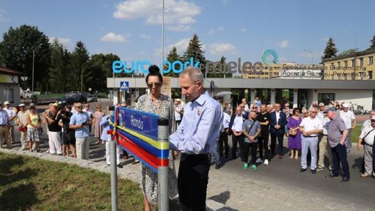 Mielec. Oficjalne nadanie imienia ronda Tadeusza Ryczaja