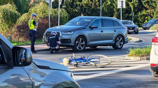 Mielec. Potrącenie rowerzysty