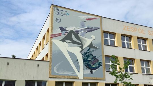 Mural na 30-lecie Specjalnej Strefy Ekonomicznej EURO-PARK Mielec