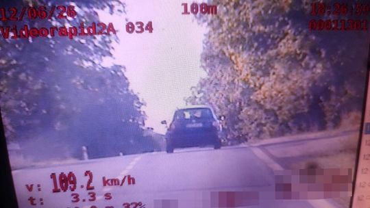 Na liczniku miał 109 km/h, a w organizmie ponad 2 promile