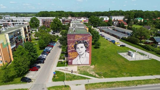 Nowy mural upamiętniający major Marię Mirecką-Loryś na mapie Podkarpacia