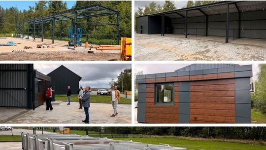 Nowy Punkt Selektywnej Zbiórki Odpadów Komunalnych w Chorzelowie gotowy