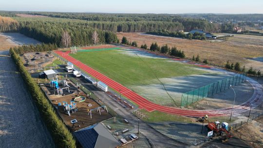 Obiekt sportowo – rekreacyjny w Dobryninie już prawie gotowy