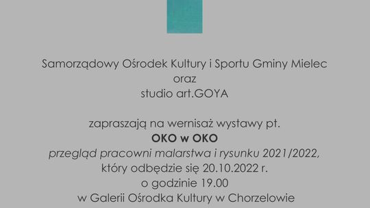 Oko w oko ze studiem art.GOYA