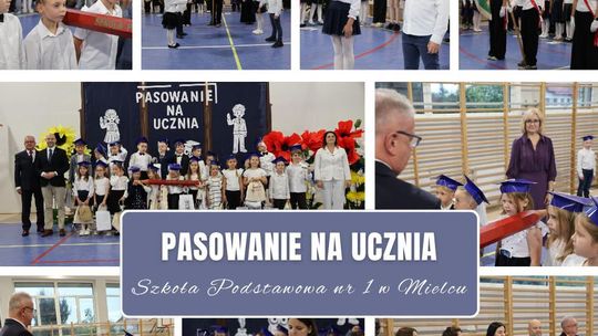 Pasowanie na ucznia w mieleckich szkołach podstawowych