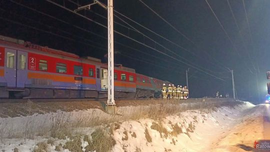 Pociąg wypadł z torów pod Krakowem