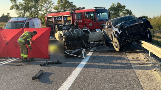 Podkarpacie. Tragiczny wypadek obwodnicy Jarosławia w miejscowości Munina