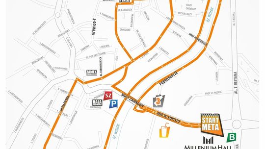 Półmaraton rzeszowski  w niedzielę 12 kwietnia. Utrudnienia w ruchu