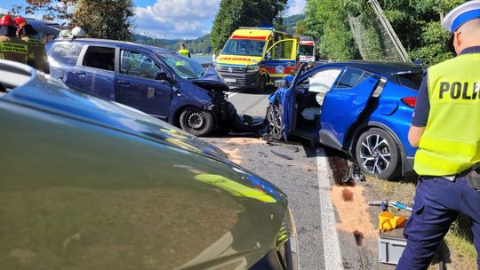 Poważny wypadek na DK 75 koło Czchowa. Są poszkodowani