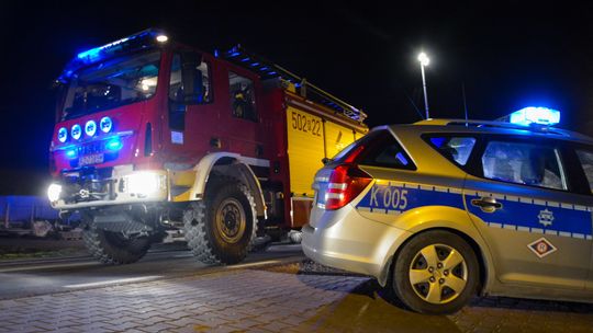 Pożar domu jednorodzinnego przy ul. Kredytowej w Mielcu. Jedna osoba poszkodowana