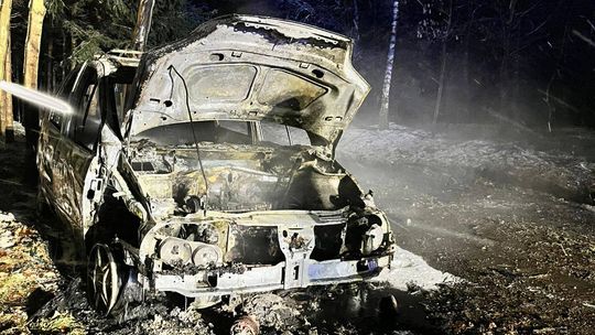 Pożaru samochodu osobowego