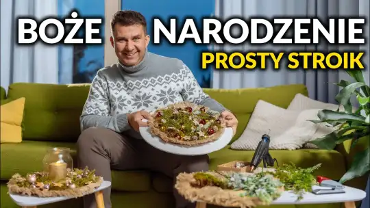 Prosty stroik na Boże Narodzenie DIY – Zrobisz go w 15 minut!