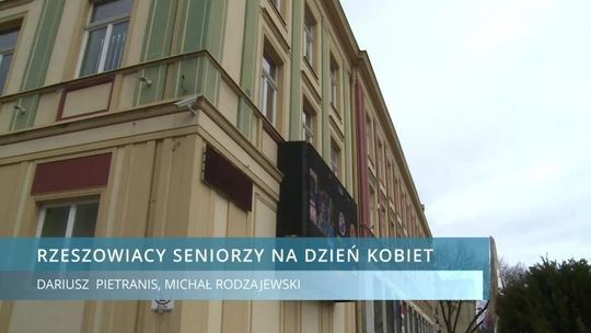 Rzeszowiacy seniorzy na Dzień Kobiet w SCK