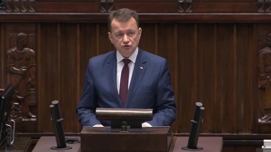 Szef MSW w Sejmie: Mamy wystarczające siły i środki, aby skutecznie przeciwdziałać agresywnym próbom przekroczenia naszej granicy