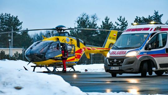 Szybka i sprawna akcja pogotowia i transport dziecka śmigłowcem LPR Szybka i sprawna akcja pogotowia i transport dziecka śmigłowcem LPR