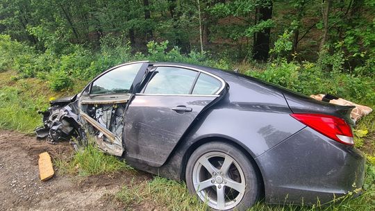 Tragicznie wyglądający wypadek na trasie Mielcu- Kolbuszowa
