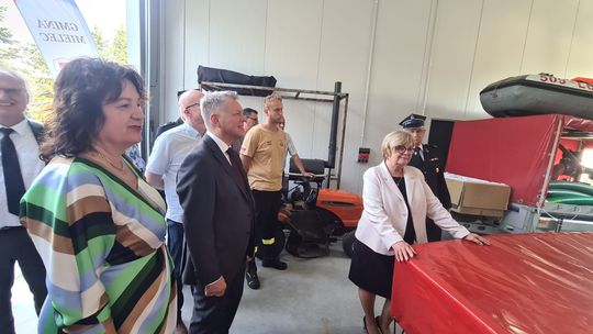 Uroczyste otwarcie Magazynu Obrony Cywilnej w Rzędzianowicach