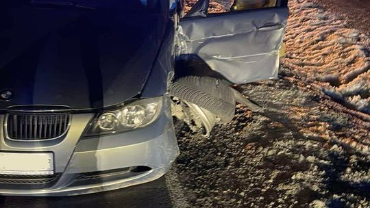 UWAGA! Droga częściowo zablokowana