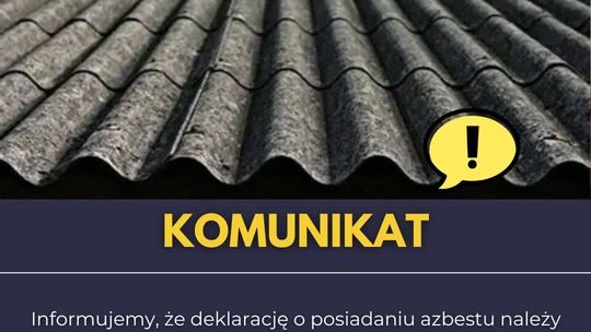 Uwaga! Obowiązek dotyczący azbestu