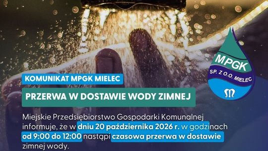 W Mielcu braknie wody już dzisiaj