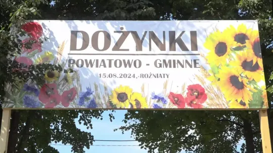 W podziękowaniu za plony - Powiatowo-Gminne Dożynki w Rożniatach