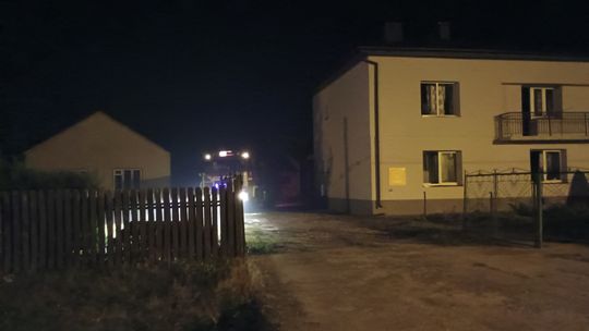 Wadowice Dolne. Strażacy interweniowali przy pożarze w budynku mieszkalnym