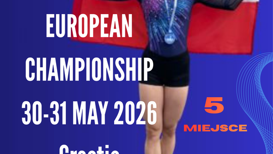 Weronika Piękoś z 5 miejscem na Mistrzostwach Europy w Fitnessie Sportowym