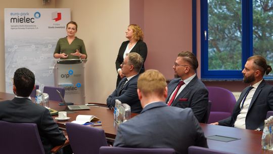 Wizyta przedstawiciela Przemysłu i Handlu Królestwa Marokańskiego w SSE Euro-Park Mielec Wizyta przedstawiciela Przemysłu i Handlu Królestwa Marokańskiego w SSE Euro-Park Mielec