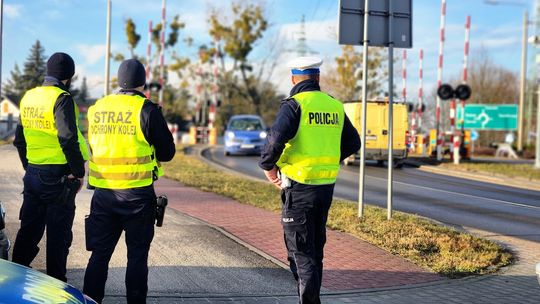 Wspólnie działania mieleckiej Policji i Straży Ochrony Kolei.