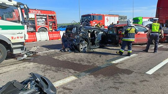 Wypadek na S19 w Jasionce, 5 osób trafiło do szpitala